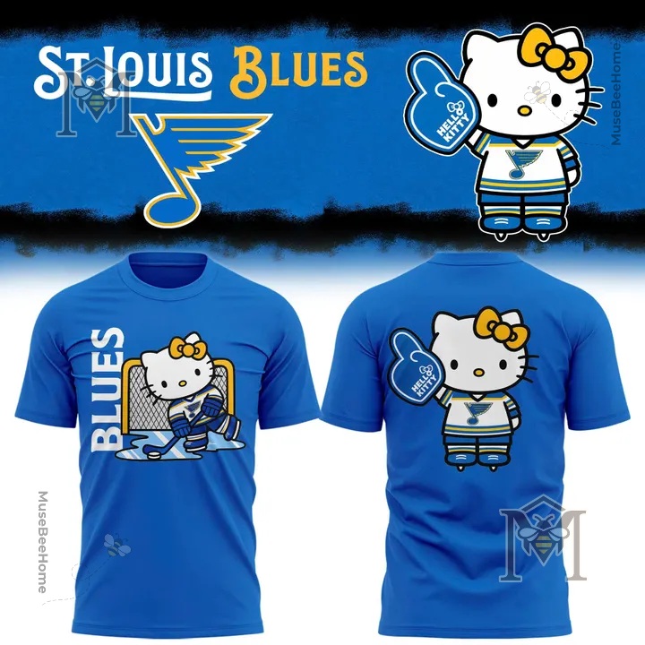 St. Louis Blues Hello Kitty Hockey Hoodie - photo 3