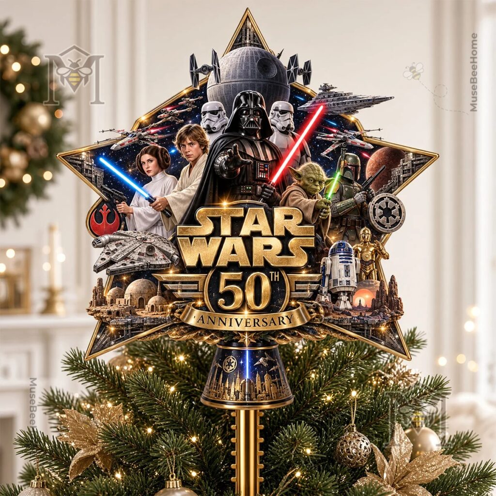 STAR WARS クリスマスツリー Star Wars 50th Anniversary Christmas Tree Topper