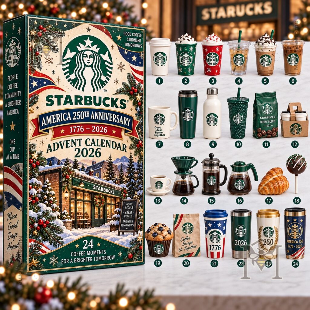 Starbucks America 250th Anniversary 2026 Advent Calendar - photo 2