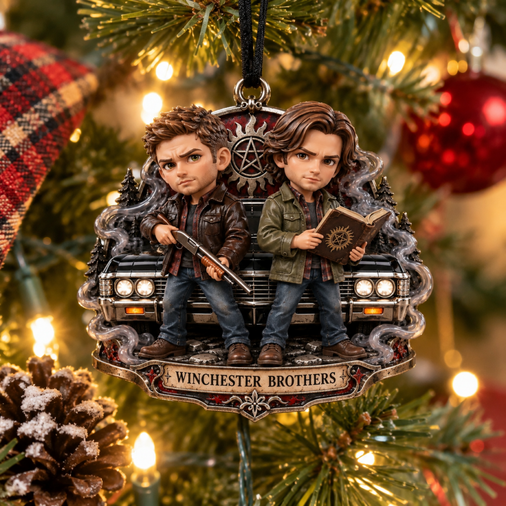 Supernatural Winchester Brothers Ornament - photo 3