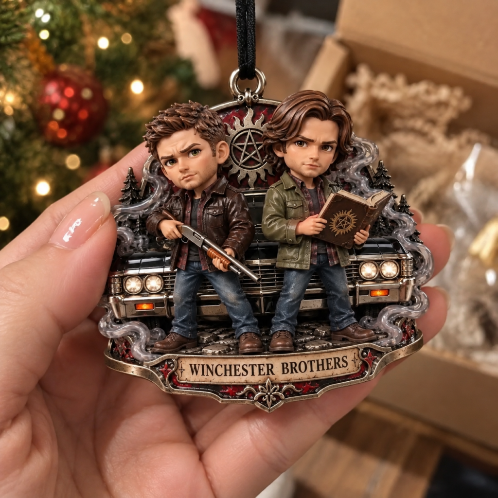 Supernatural Winchester Brothers Ornament - photo 4