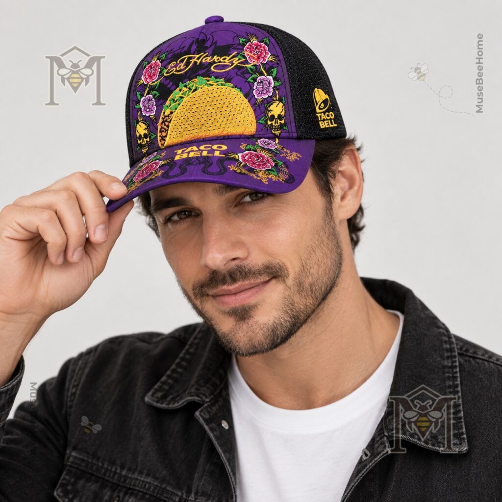 Taco Bell x Ed Hardy Bold Cap - photo 4