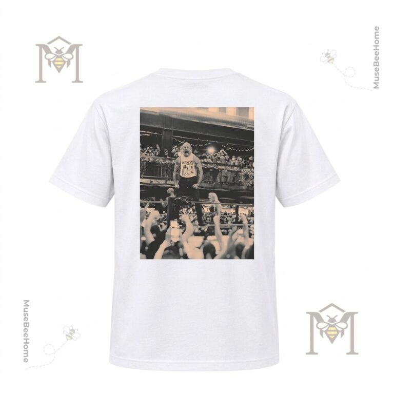 The Butcher Andy Williams At TID the Season Photo T-Shirt - centered wrestling photo