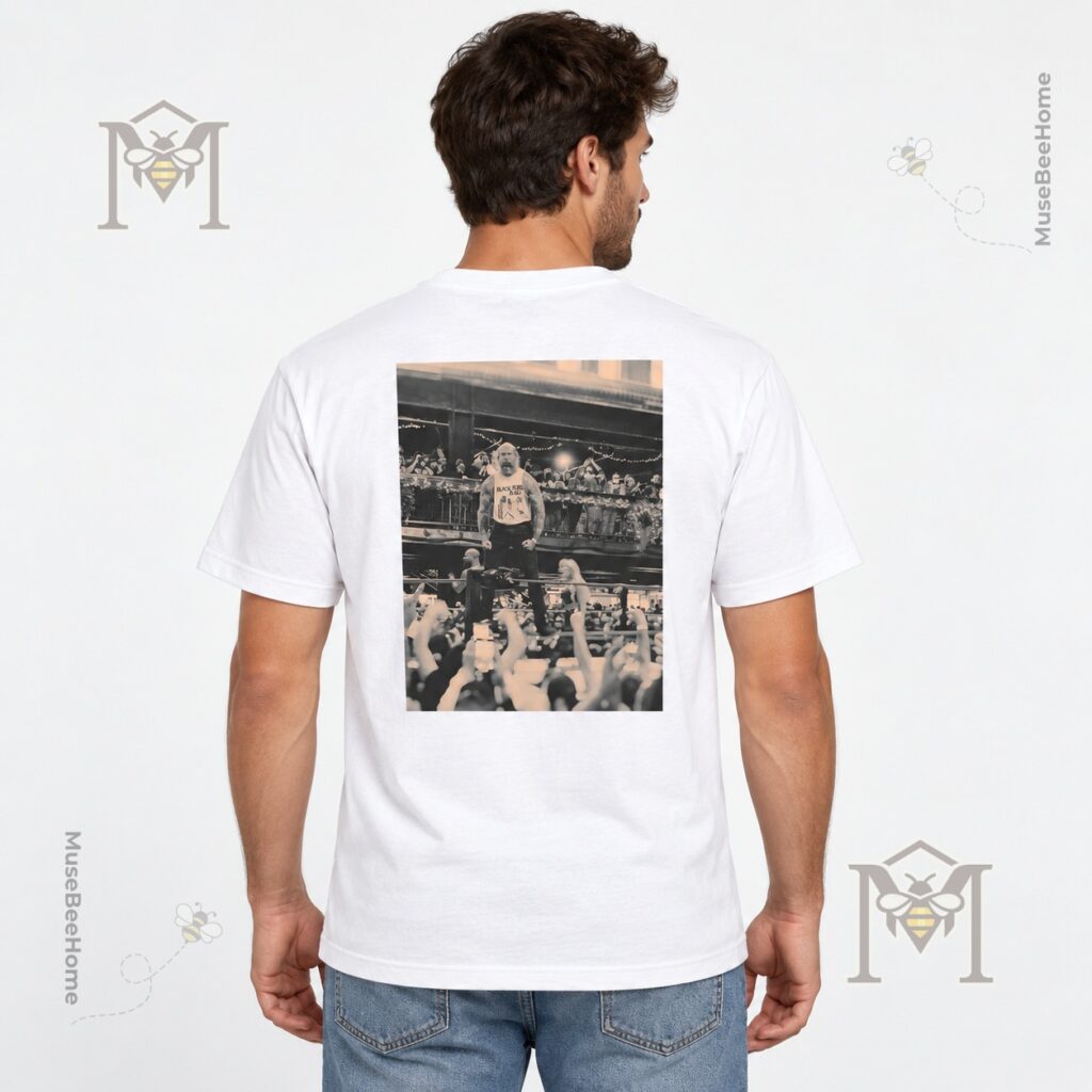 The Butcher Andy Williams At TID the Season Photo T-Shirt - full white shirt