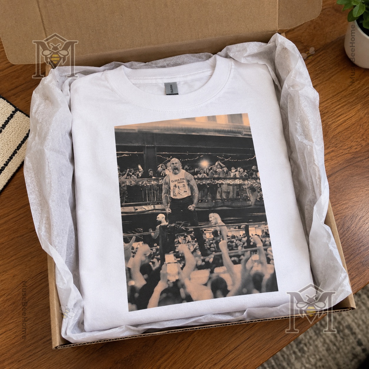 The Butcher Andy Williams At TID the Season Photo T-Shirt - rear graphic detail