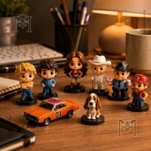The Dukes of Hazzard 2026 24 Unique Characters Advent Calendar - General Lee car detail