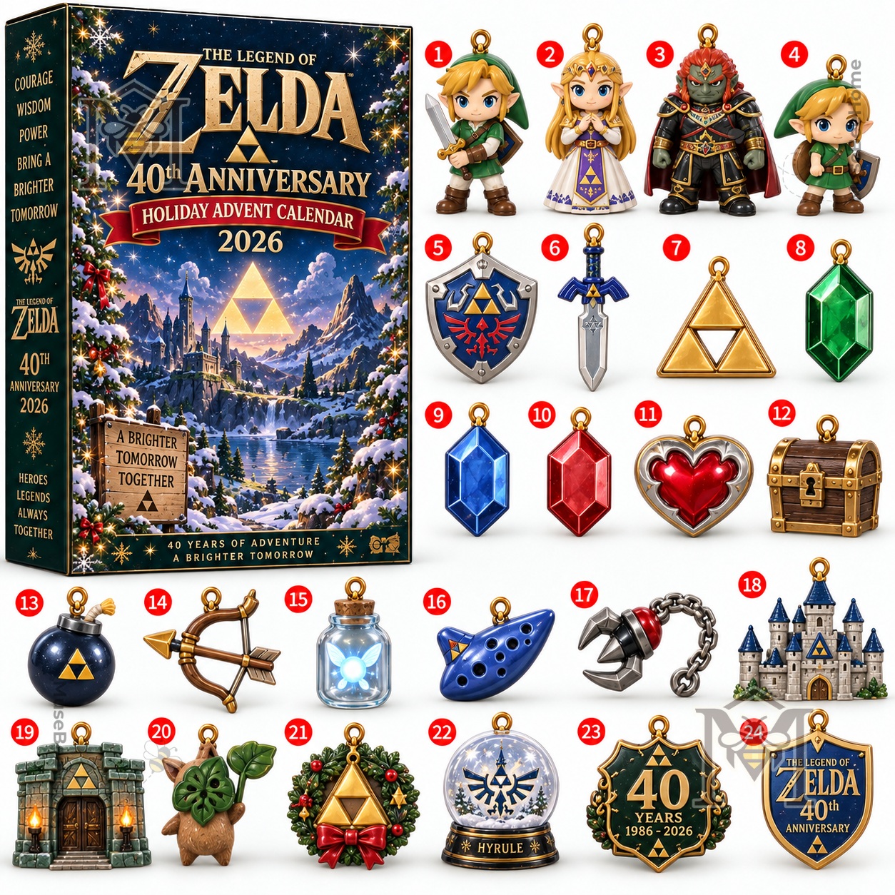 The Legend of Zelda 40th Anniversary 2026 Advent Calendar - photo 2