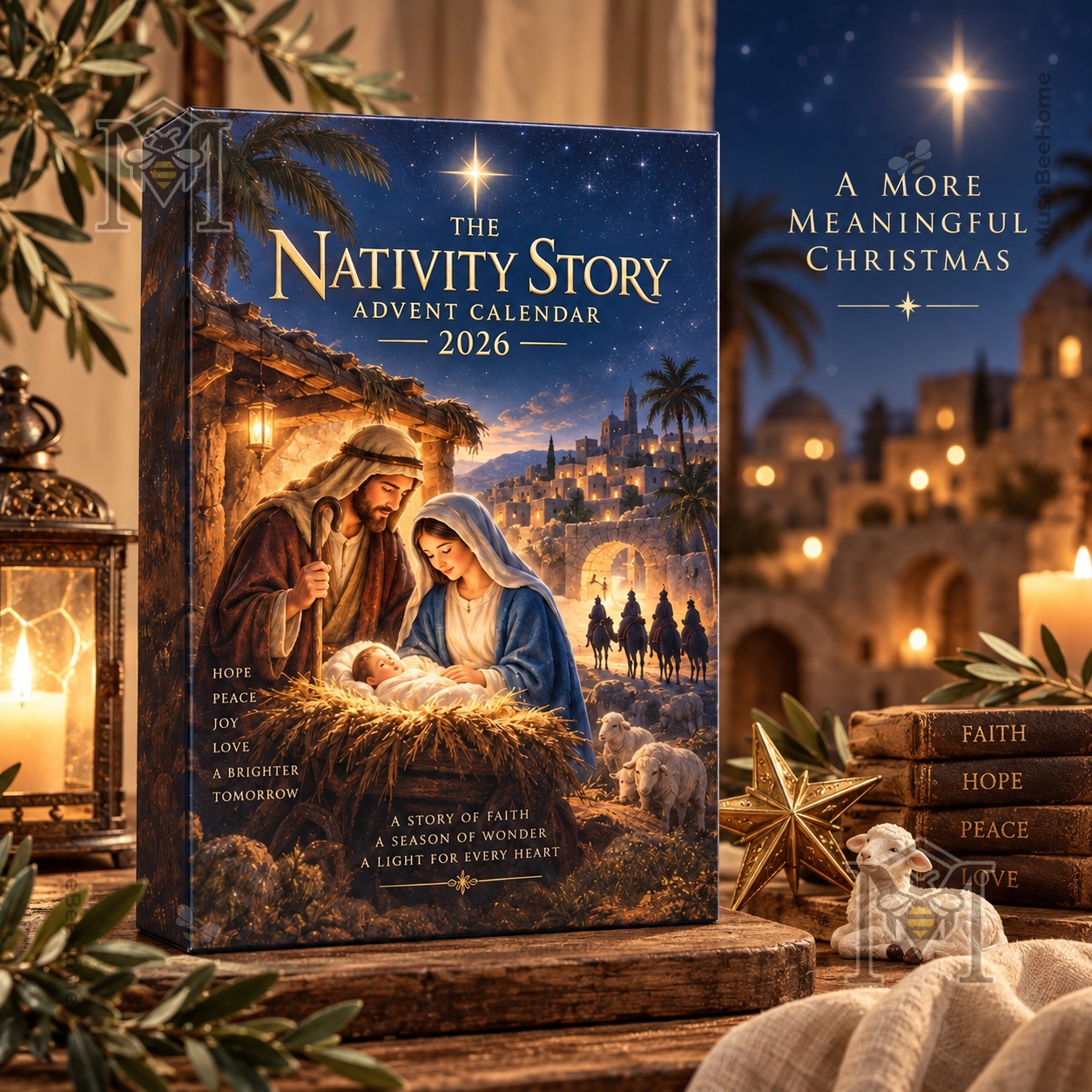 The Nativity Story Christmas 2026 Advent Calendar front box view