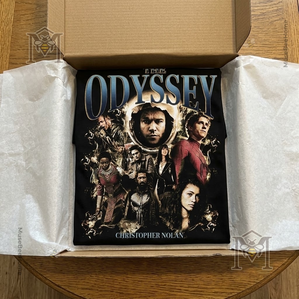 The Odyssey Christopher Nolan Movie Cast T-Shirt - photo 4