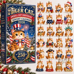 Tiger Cat America 250th Anniversary 2026 Advent Calendar - photo 2