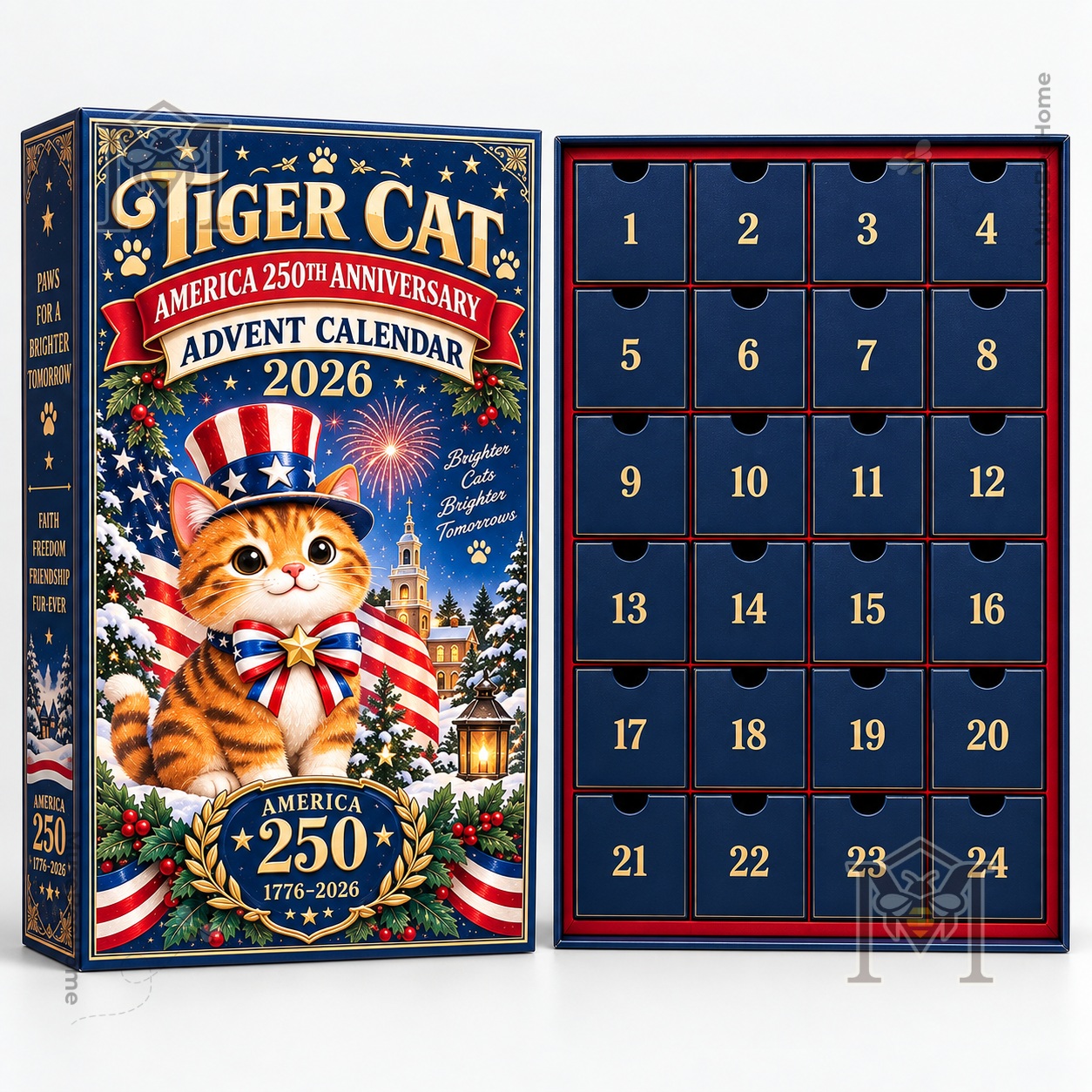 Tiger Cat America 250th Anniversary 2026 Advent Calendar - photo 3