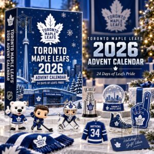 Toronto Maple Leafs 2026 Christmas Advent Calendar - front box design