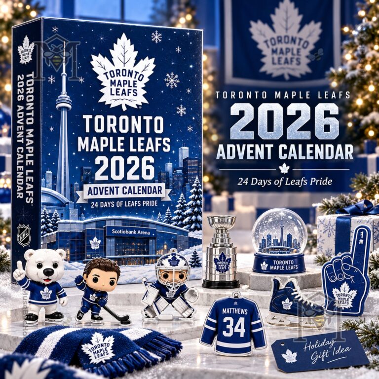 Toronto Maple Leafs 2026 Christmas Advent Calendar - front box design