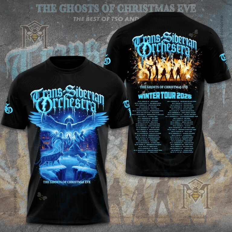 Trans-Siberian Orchestra The Ghosts of Christmas Eve Tour 2026 Shirt - photo 2