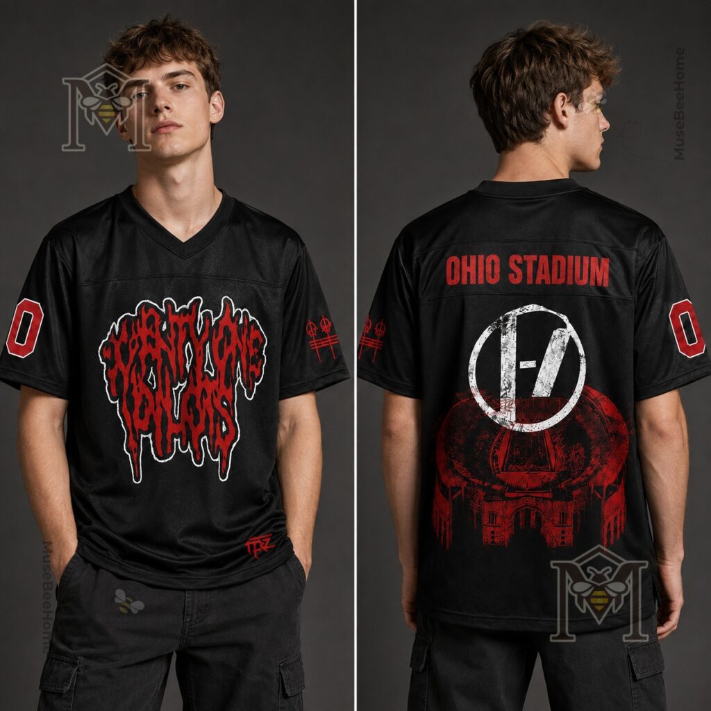Twenty One Pilots Ohio Stadium Football Mesh Jersey - photo 4