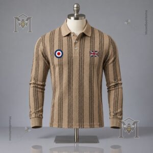 UK Music Lover Mods Art Printed Long Sleeve Polo - photo 6