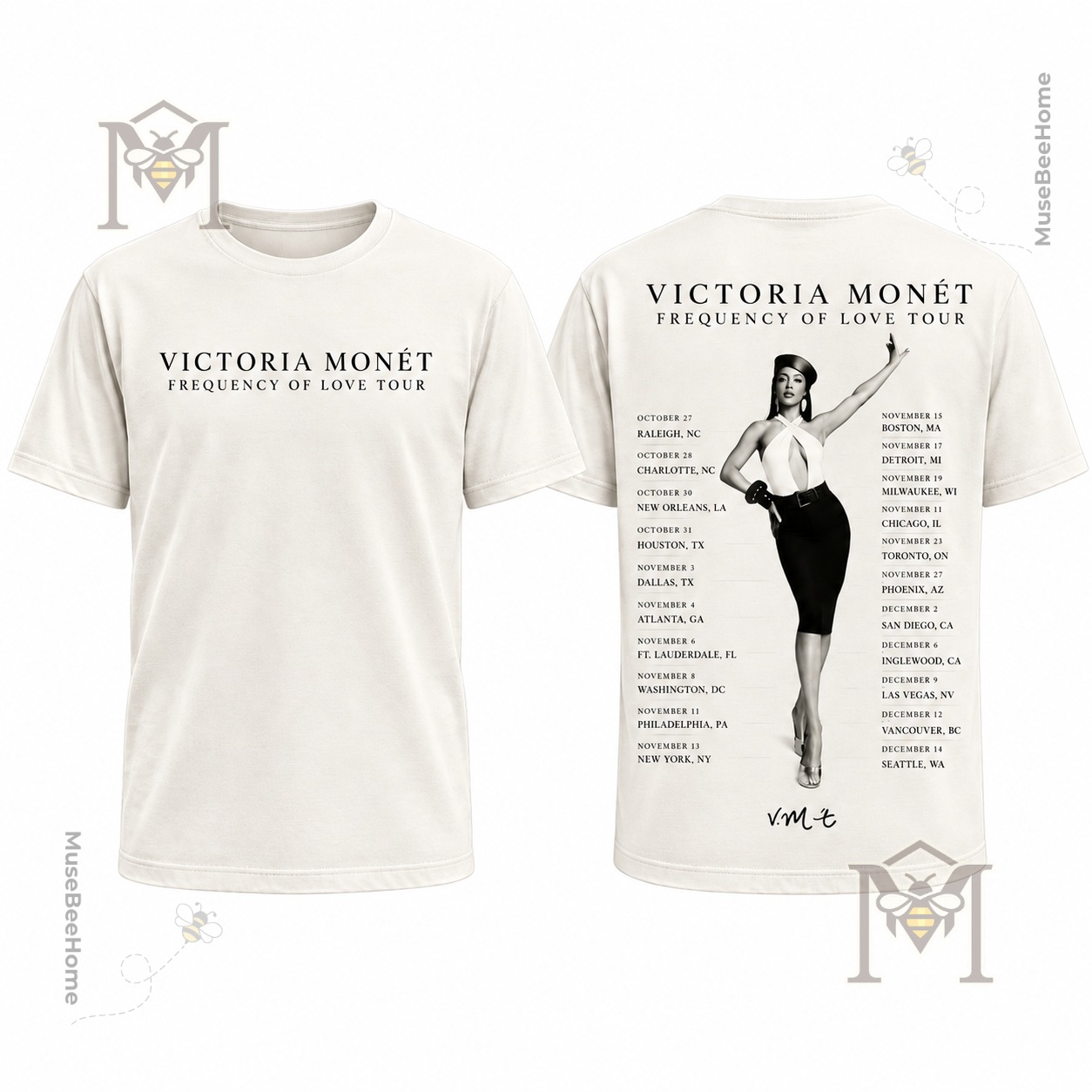 Victoria Monet Frequency Of Love Tour 2026 T-Shirt - photo 2