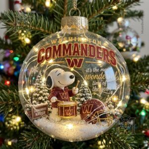 Washington Commanders Snoopy Global Ornament 2026 - photo 3