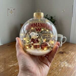 Washington Commanders Snoopy Global Ornament 2026 - photo 4