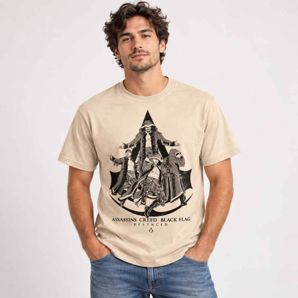 Will Ospreay Assassin's Creed Black Flag Resynced AEW T-Shirt - photo 3