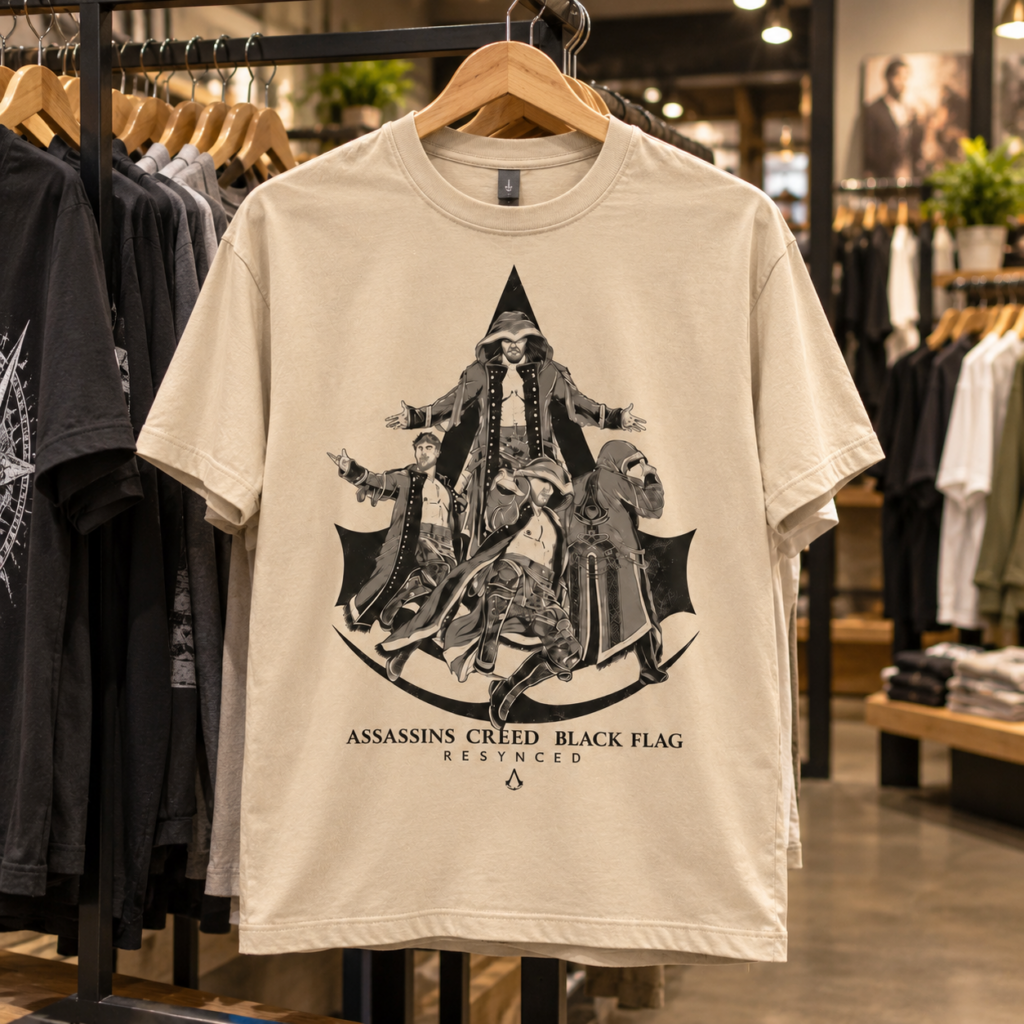 Will Ospreay Assassin's Creed Black Flag Resynced AEW T-Shirt - photo 4